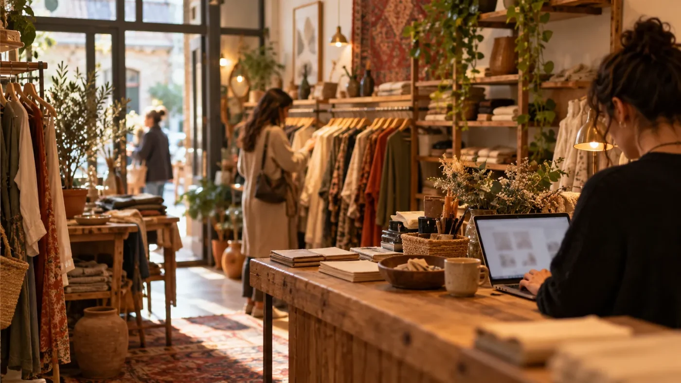 Bir butik mağaza içeriden – WooCommerce Tema Önerisi