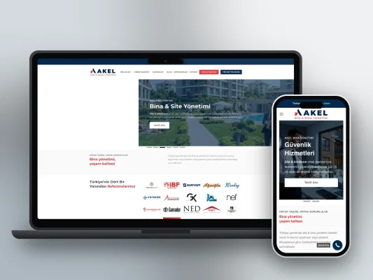 Akel Bina Yönetimi web sitesi projesi – A2A Dijital