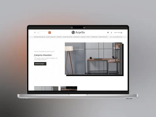Arpelia web sitesi projesi – A2A Dijital