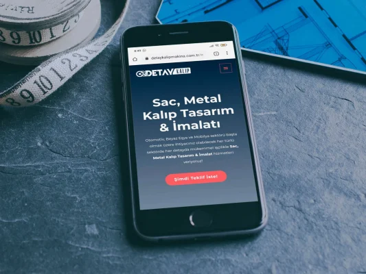 Detay Kalıp web sitesi projesi – A2A Dijital