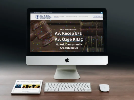 Efe & Kılıç Hukuk Danışmanlık ve Arabuluculuk web sitesi projesi – A2A Dijital