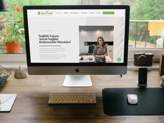 Esra Postallı web sitesi projesi – A2A Dijital