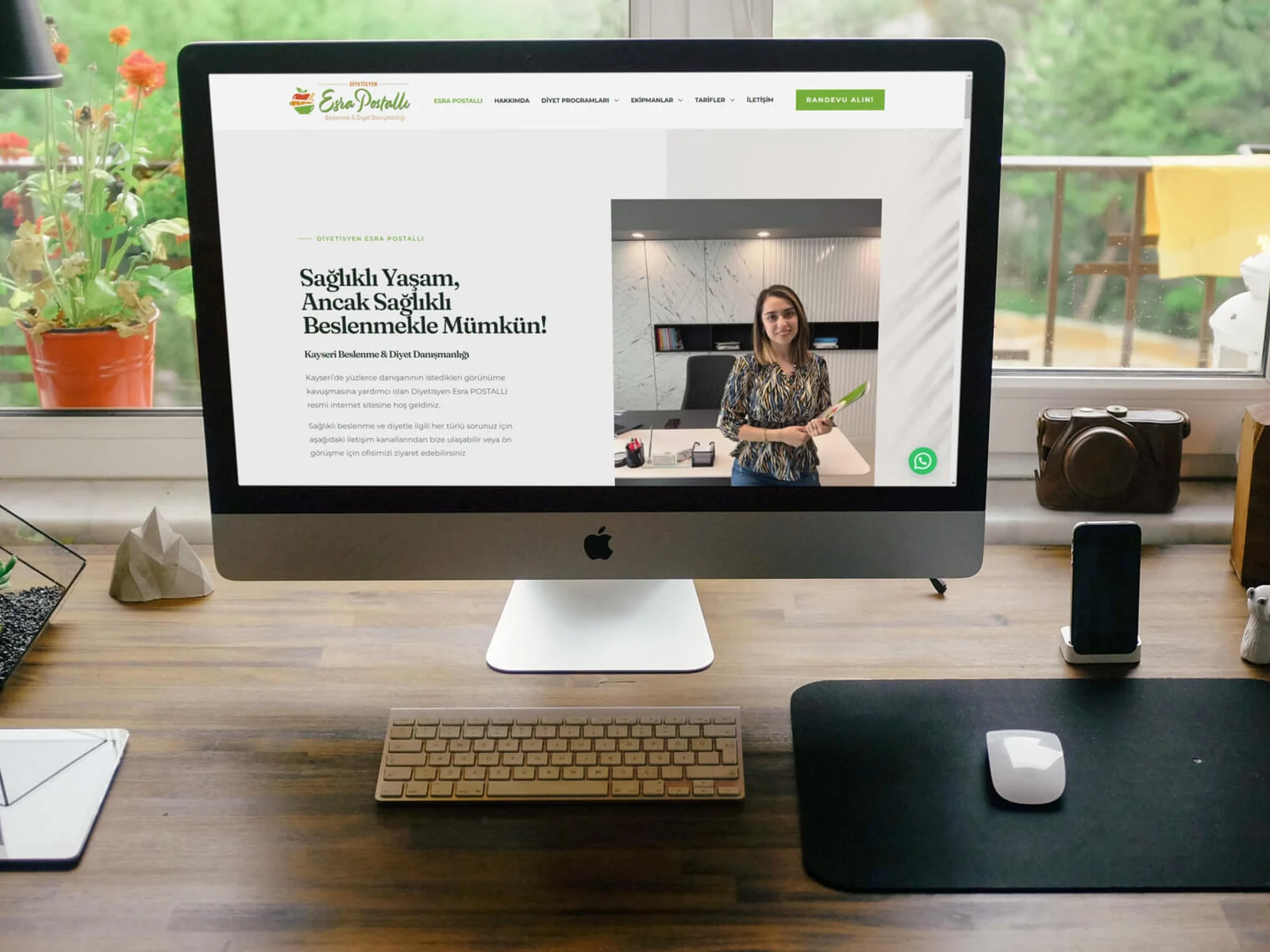 Esra Postallı web sitesi projesi – A2A Dijital