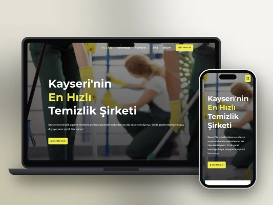 FiloTemizlik web sitesi projesi – A2A Dijital