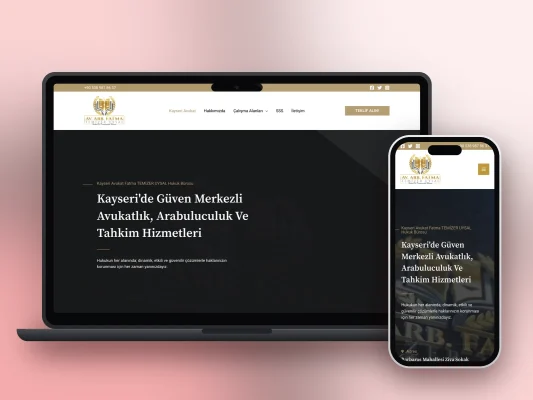 Hukuk Bürosu web sitesi projesi – A2A Dijital