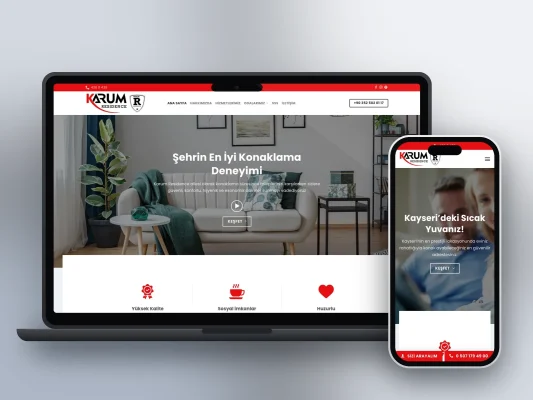 Karum Residance web sitesi projesi – A2A Dijital