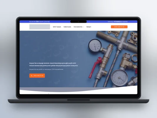 Kayseri Su Tesisatçınız web sitesi projesi – A2A Dijital