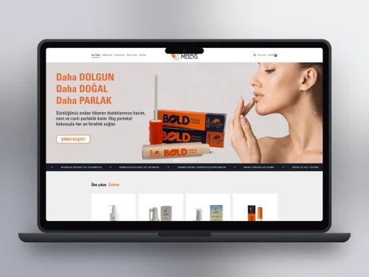 Meleys Kozmetik web sitesi projesi – A2A Dijital