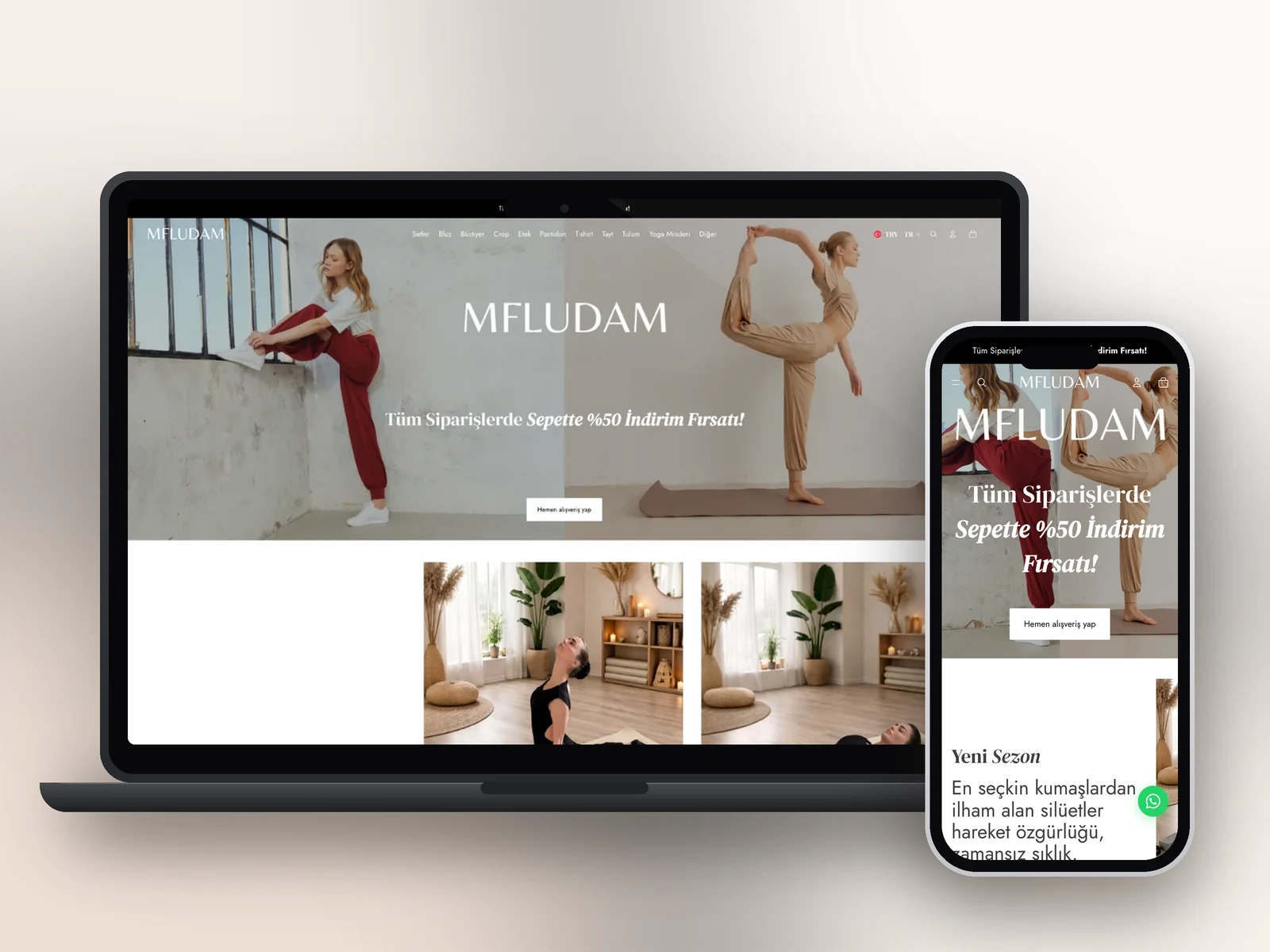 MF Ludam web sitesi projesi – A2A Dijital
