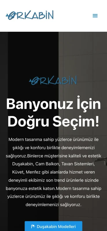 Orkabin mobil görünüm – A2A Dijital