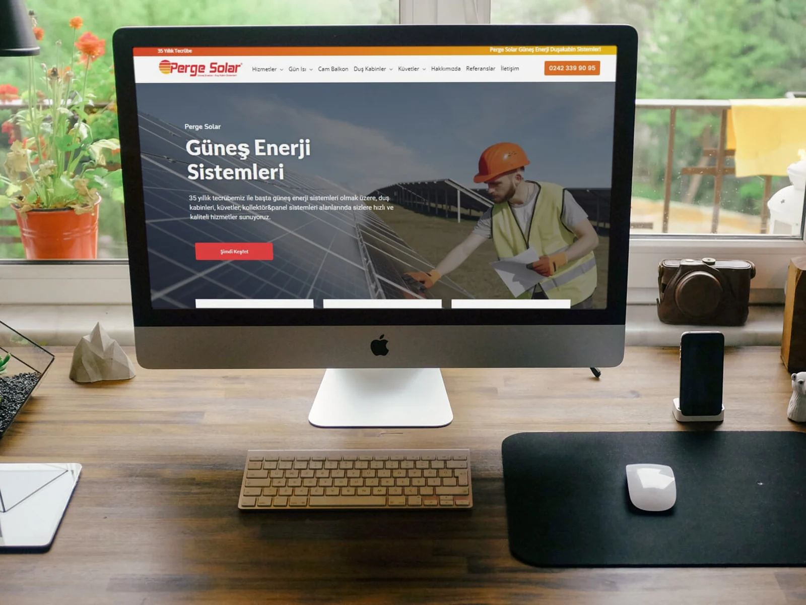 Perge Solar web sitesi projesi – A2A Dijital