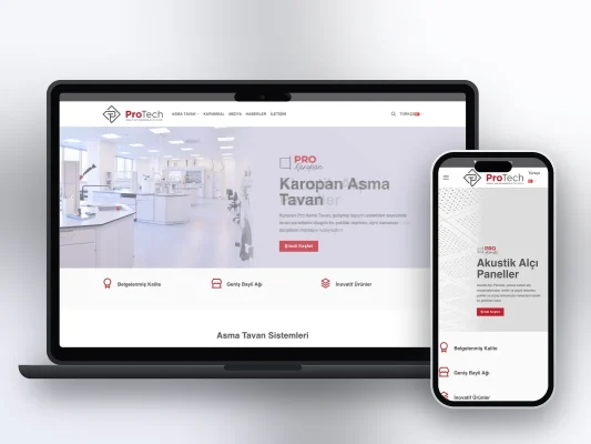Protech Yapı web sitesi projesi – A2A Dijital