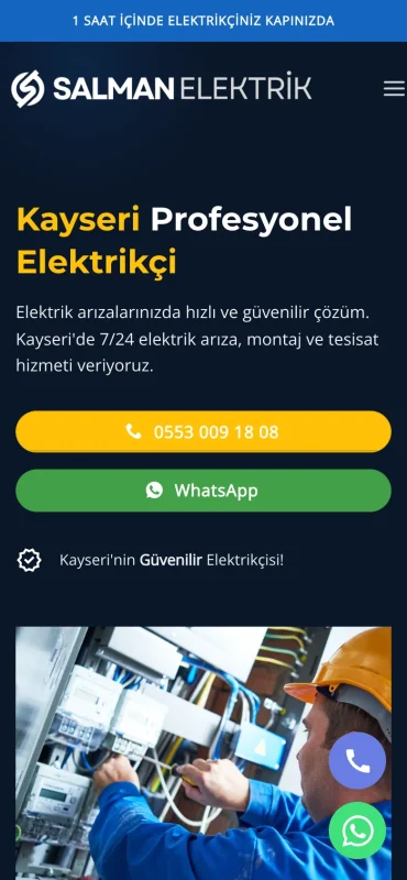 Salman Elektrik mobil görünüm – A2A Dijital