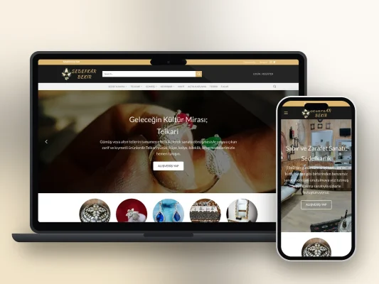 Sedefkar Bekir web sitesi projesi – A2A Dijital