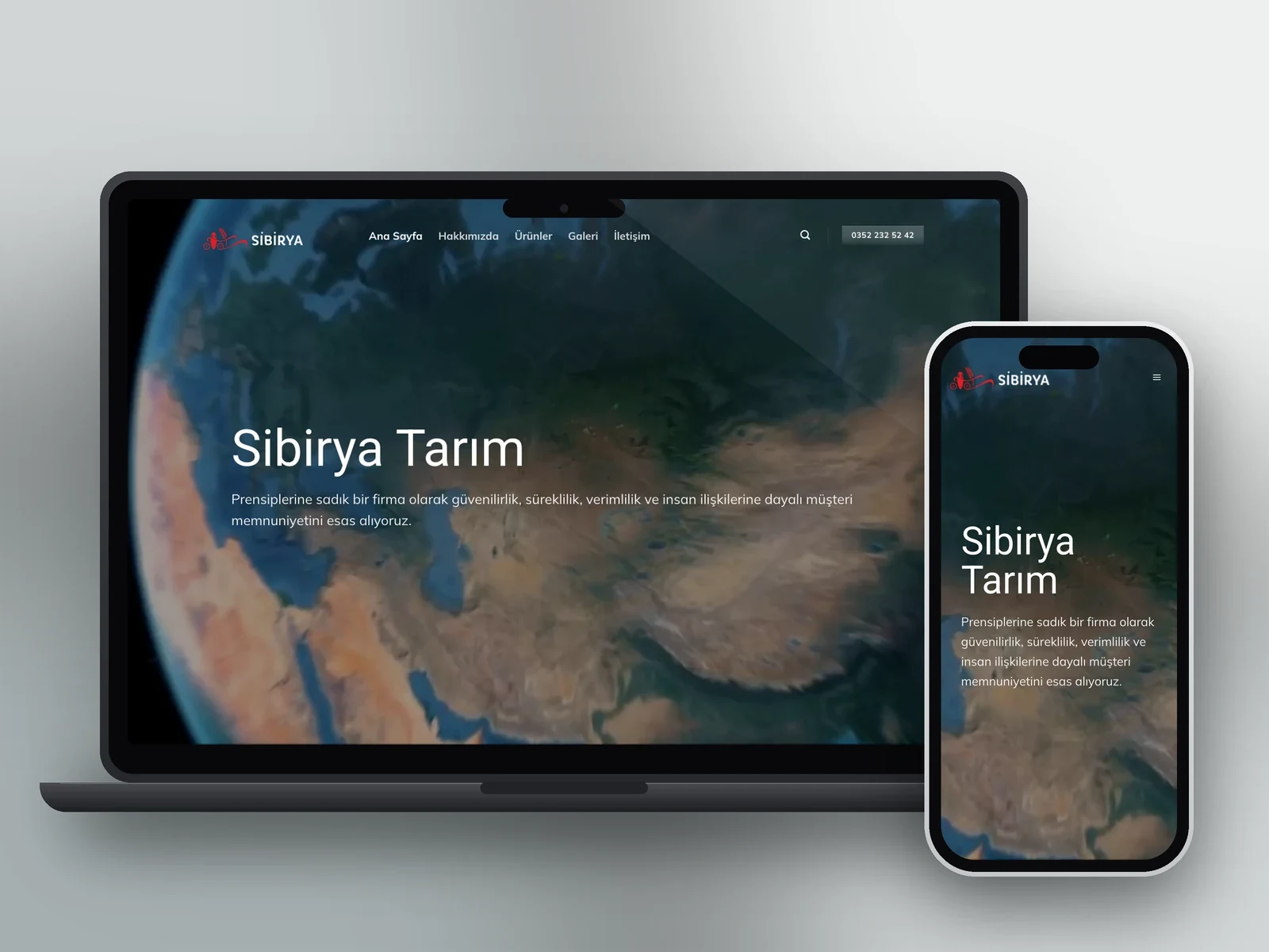 Sibirya Tarım web sitesi projesi – A2A Dijital