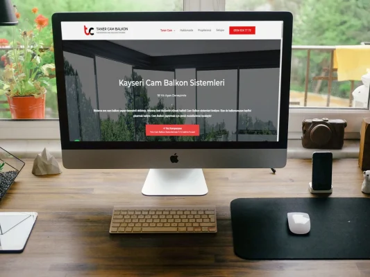 Taner Cam Balkon web sitesi projesi – A2A Dijital