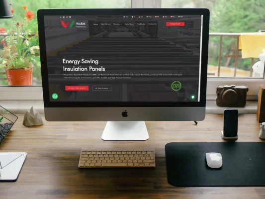 Warm İnternational web sitesi projesi – A2A Dijital