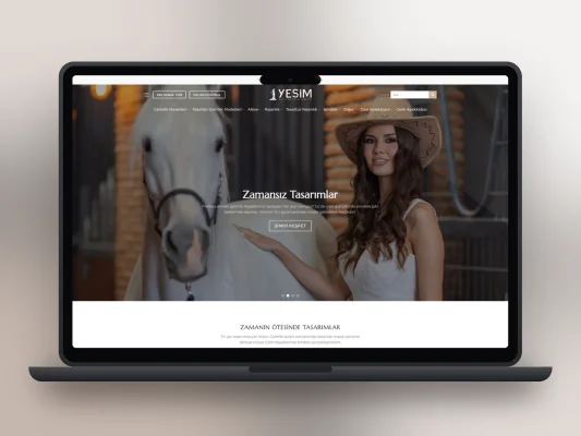 Yeşim Gelinlik web sitesi projesi – A2A Dijital