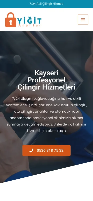 Yiğit Anahtar mobil görünüm – A2A Dijital